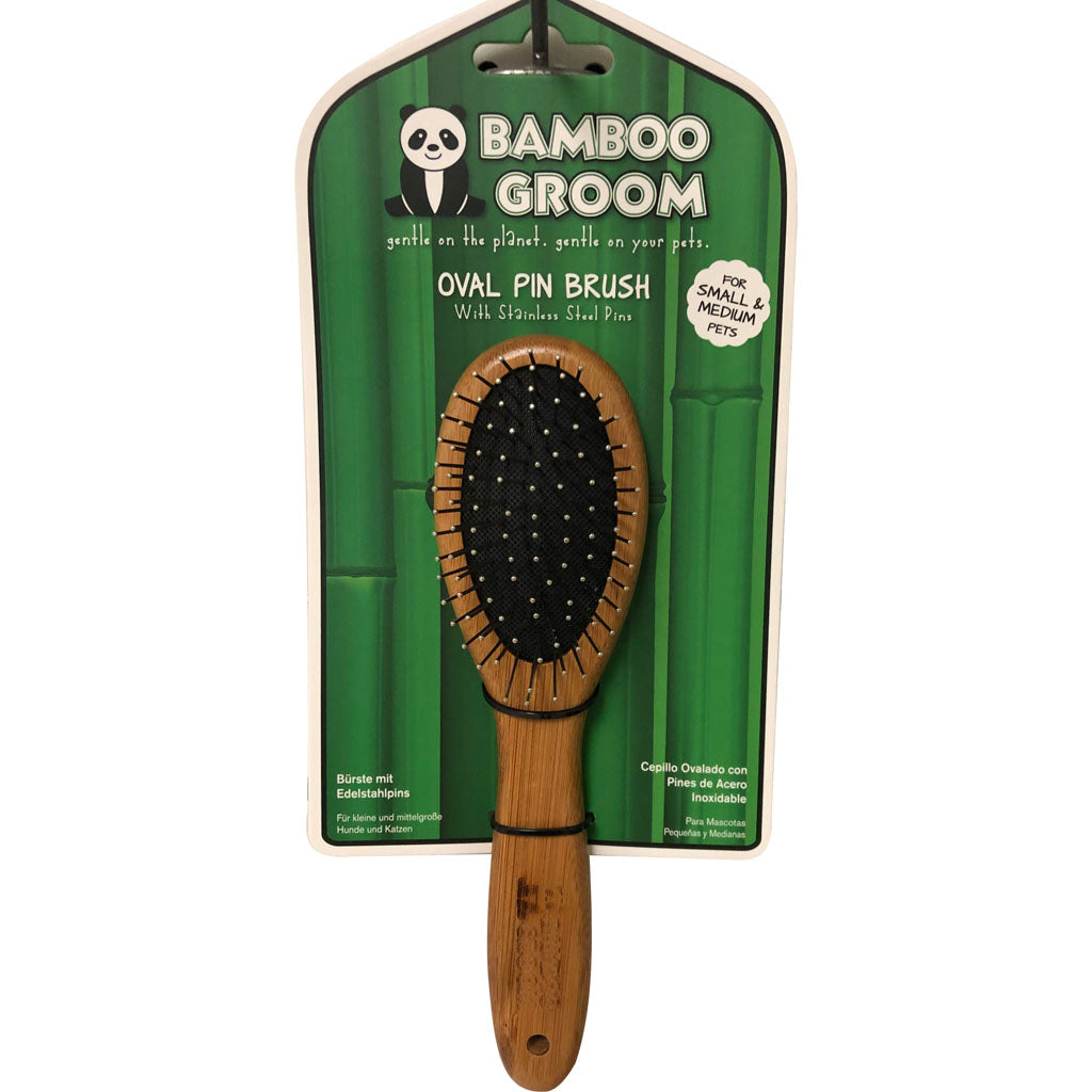 Bamboo Groom Oval Pin Brush (SM/MD)