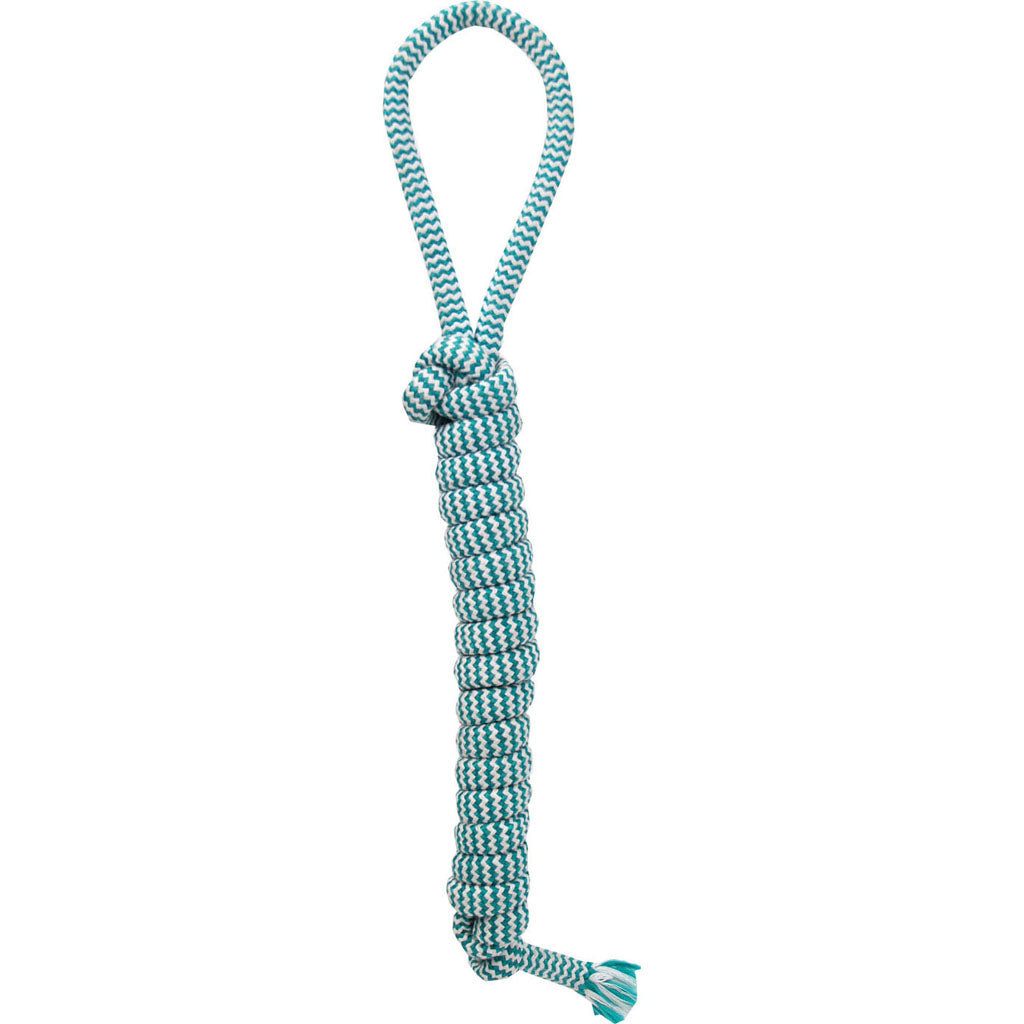Mammoth Extra Fresh Dental Bar Tug W/Handle (GREEN/WHITE, 18 IN)