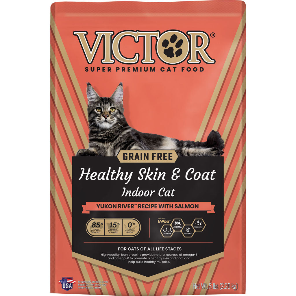 Victor Gf Healthy Skin & Coat - Indoor Cat (YUKON RIVER W/, 5 LB)