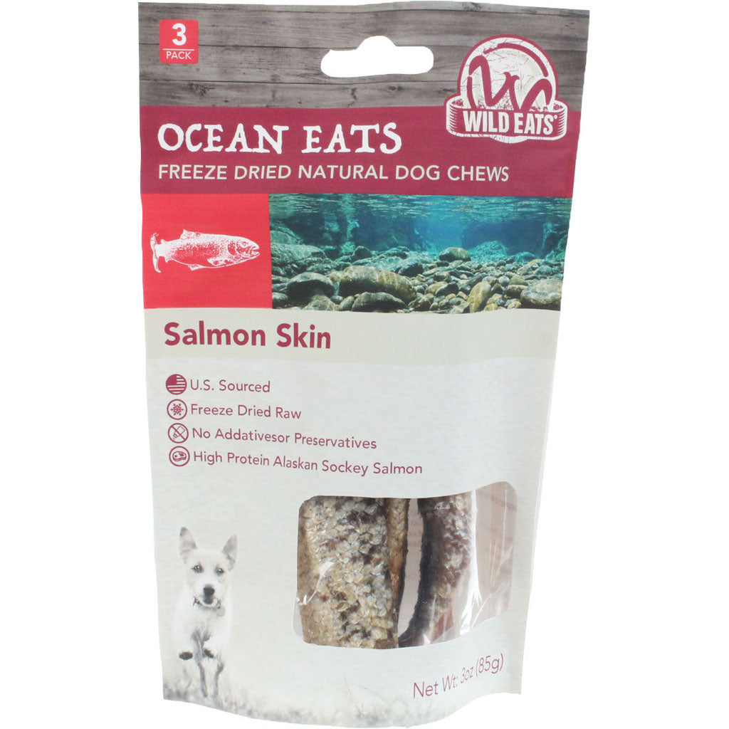 Wild Eats Salmon Cigars Dog Chews (SALMON, 6 IN-3 PK)