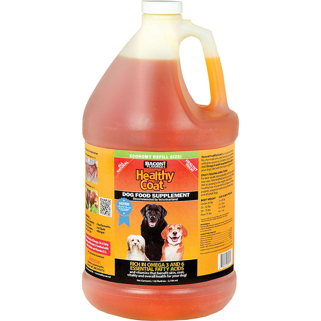 Healthycoat Dog Food Supplement (BACON, 1 GAL)