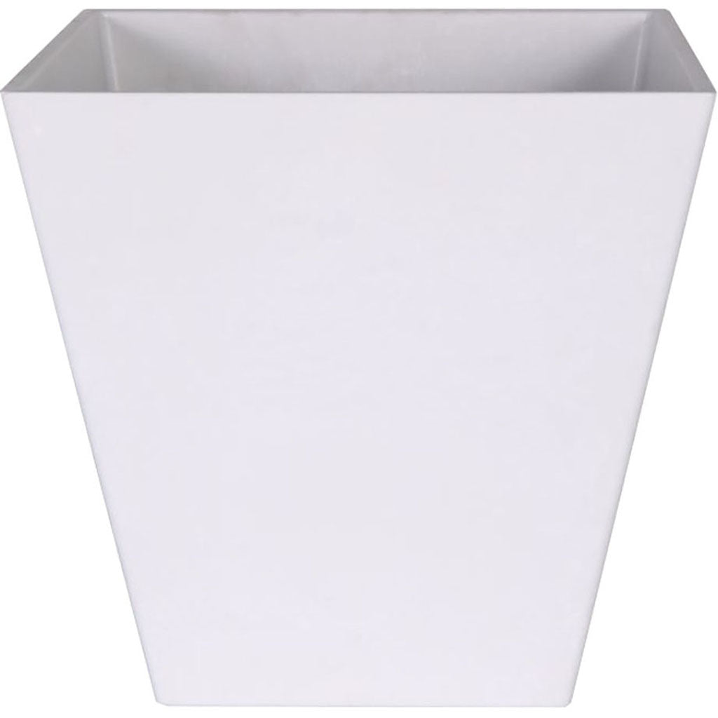 Artstone Ella Square Flowerpot (WHITE, 6 IN)
