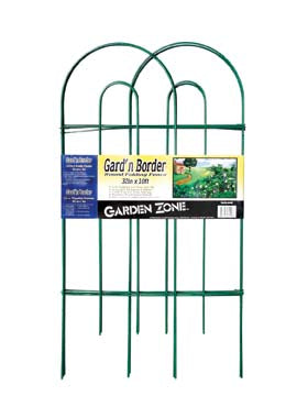 Gard'N Border Round Folding Border Fence (GREEN, 32 IN X 10 FT)