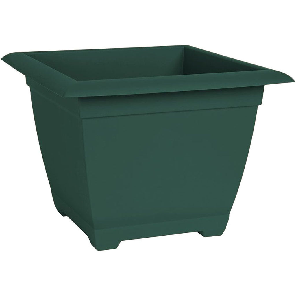 Bloem Dayton Square Planter (GREEN, 15 IN)