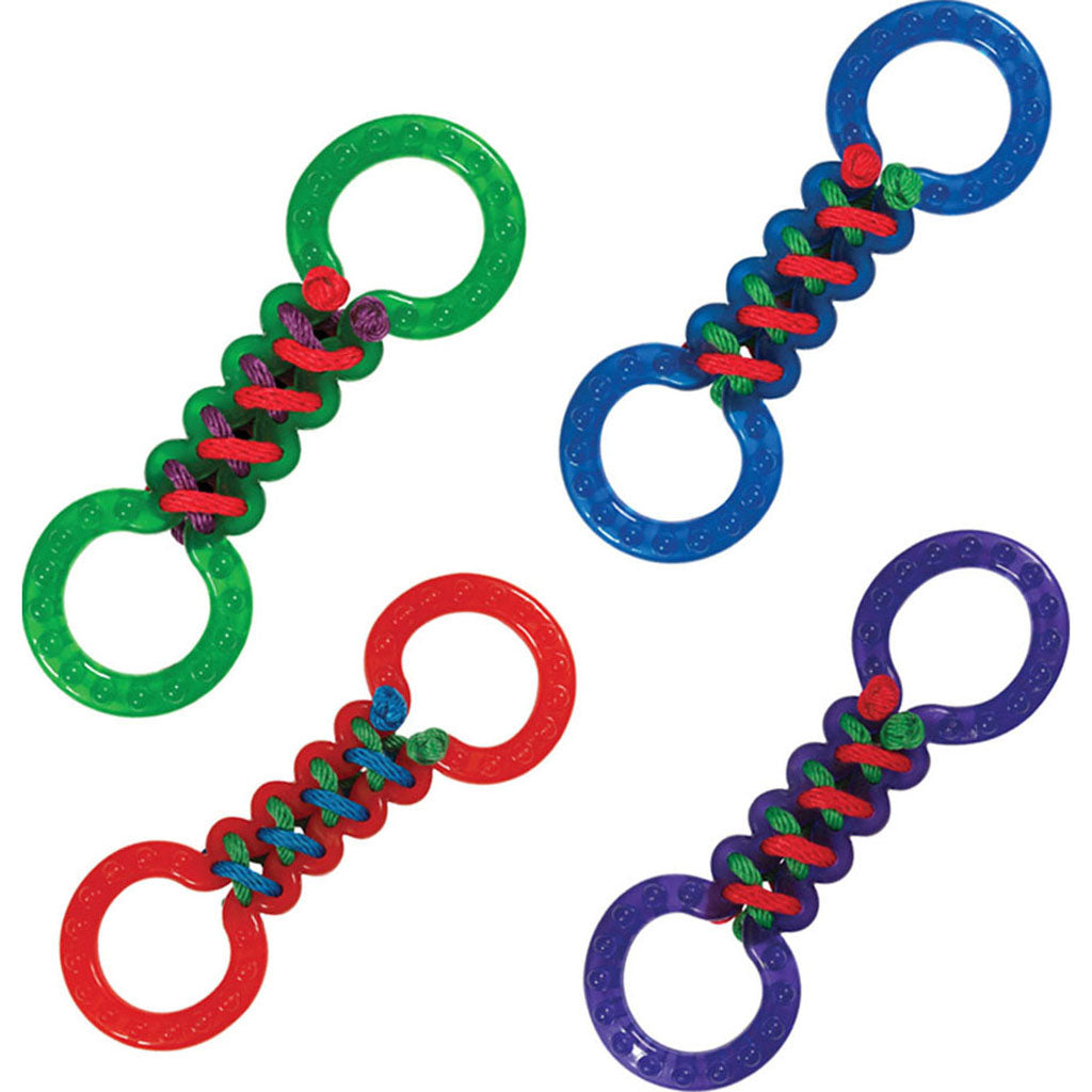 Chomper Braided Tpr Double Tug Toy (ASSORTED, 12.75 IN)