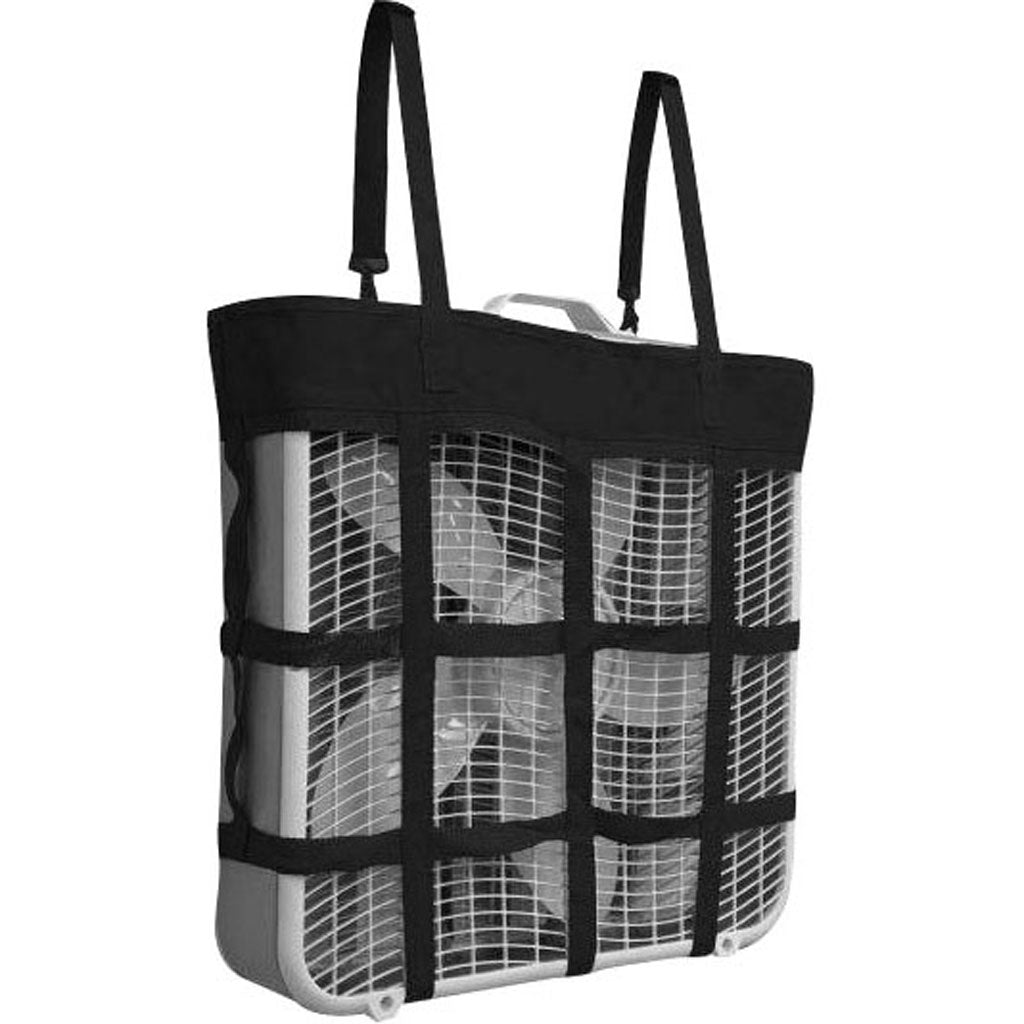Gatsby Nylon Box Fan Holder (BLACK, 20X20X4 IN)