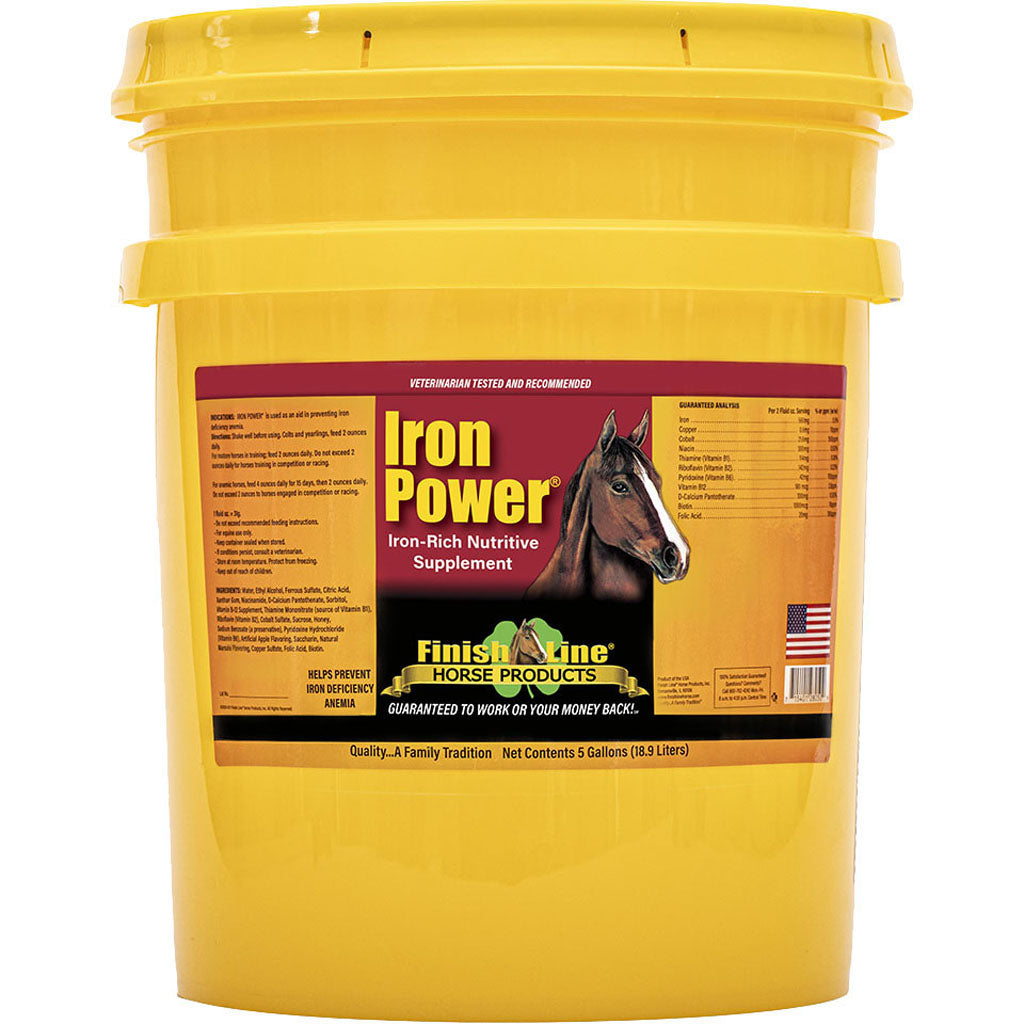 Finish Line Iron Power Nutritive Horse Supplement (5 GAL)