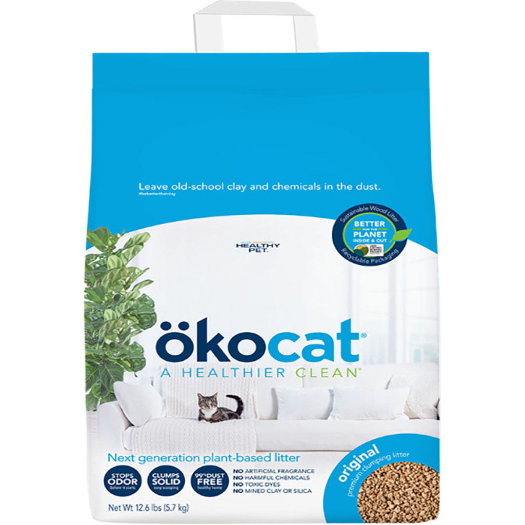 Okocat Original Premium Clumping Cat Litter (12.6 LB)