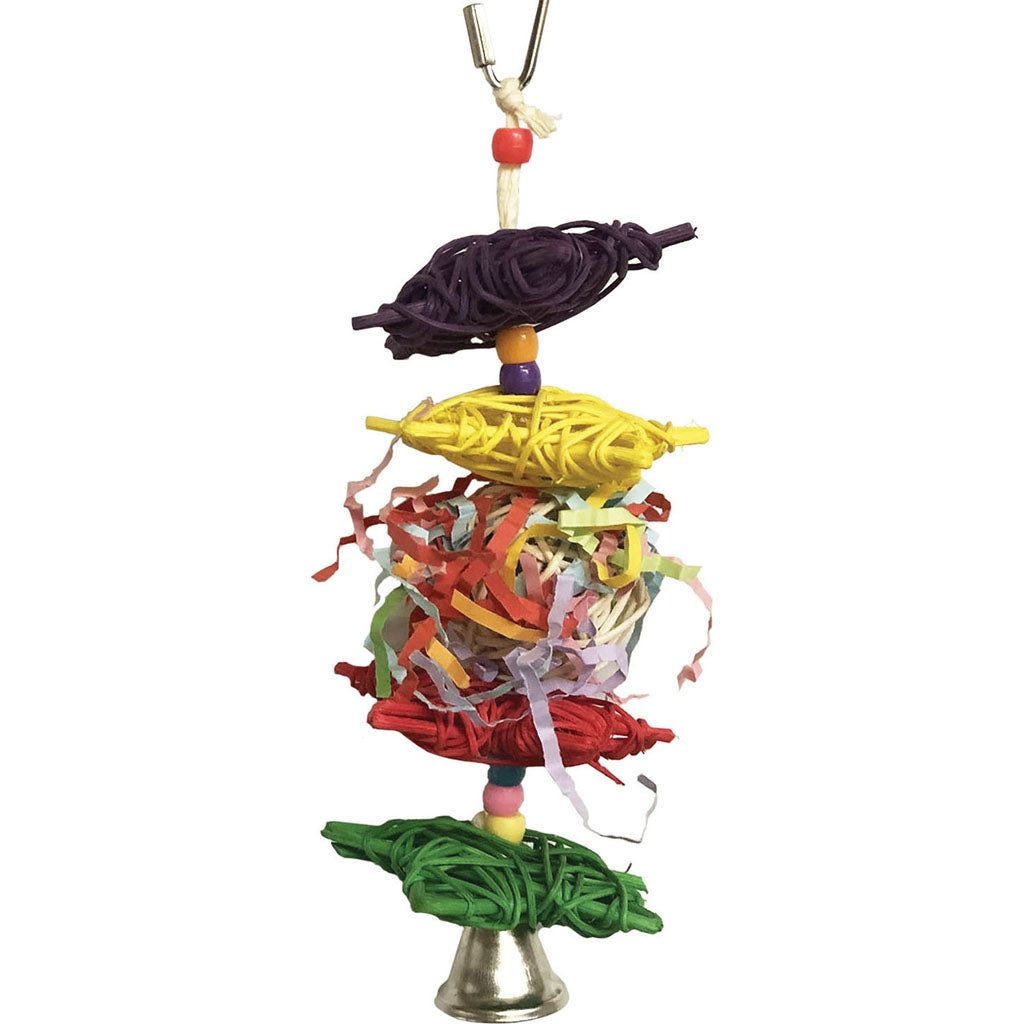 Happy Beaks Crinkle Crinkle Little Star Bird Toy (8.26X2.56X2.56)