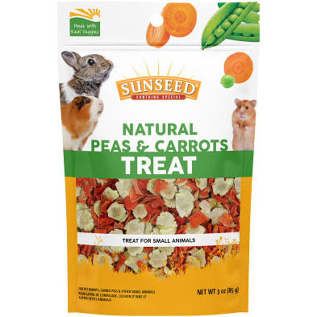 Sunseed Small Animal Treat (PEAS/CARROTS, 3.5 OZ)