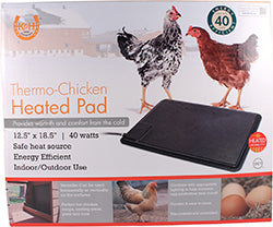 K&H Thermo-Chicken Heated Pad (BLACK, 12.5X18.5 IN)
