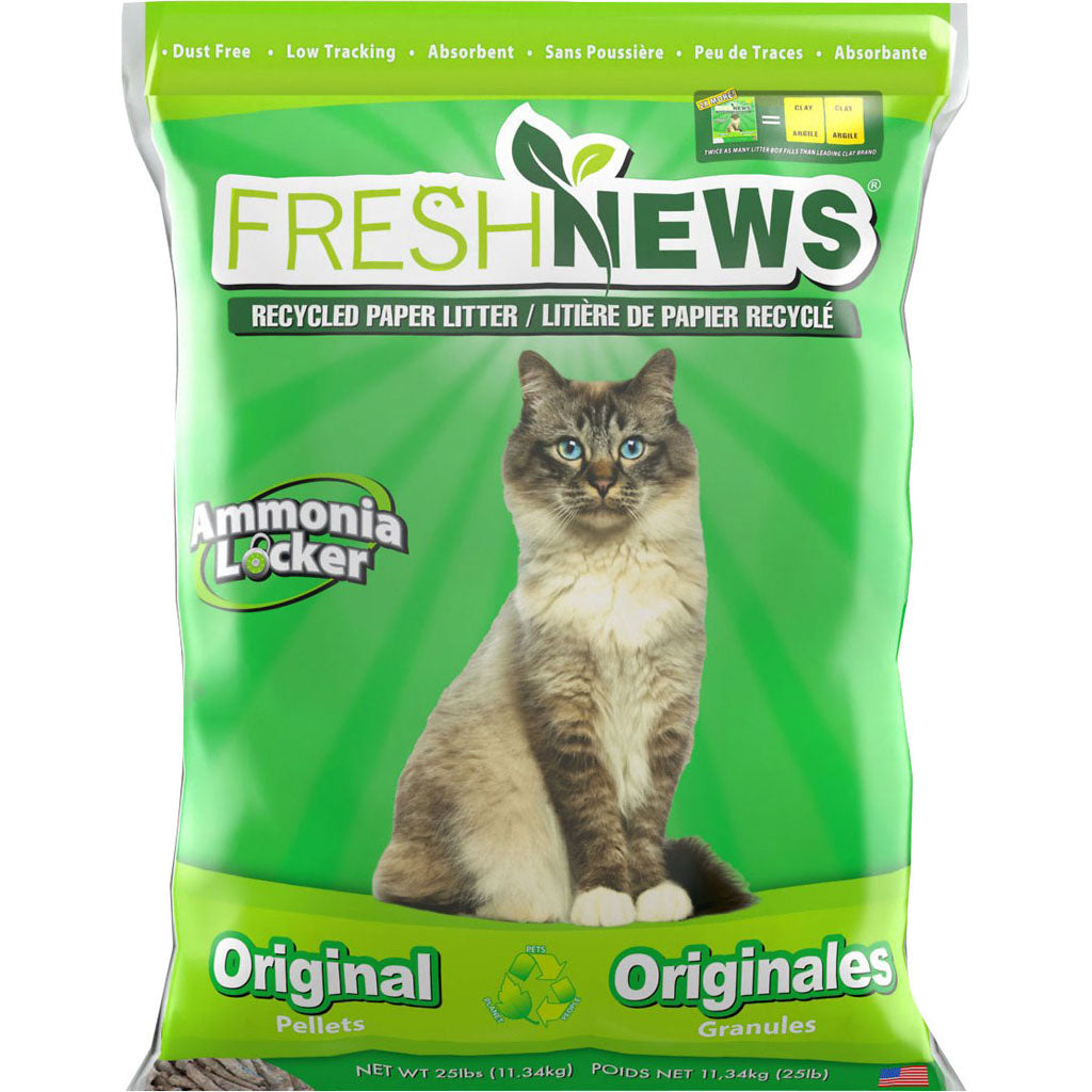 Fresh News Paper Cat Litter (25 LB)