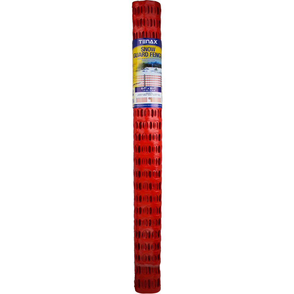 Tenax Snow Guard Fence (ORANGE, 4X50 FT)