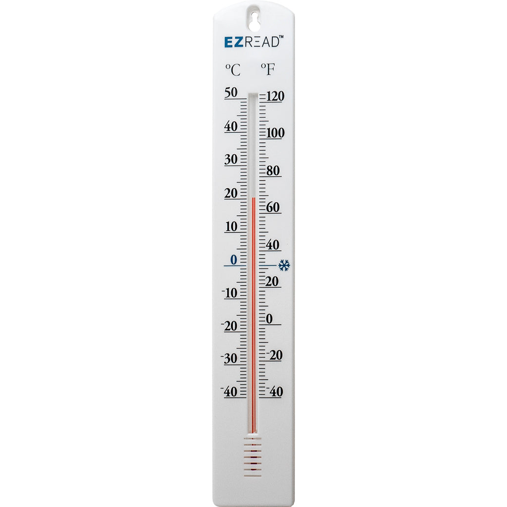 Ezread Indoor/Outdoor Thermometer (WHITE, 15.5 IN)
