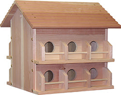 Purple Martin House Wood (12 ROOM)