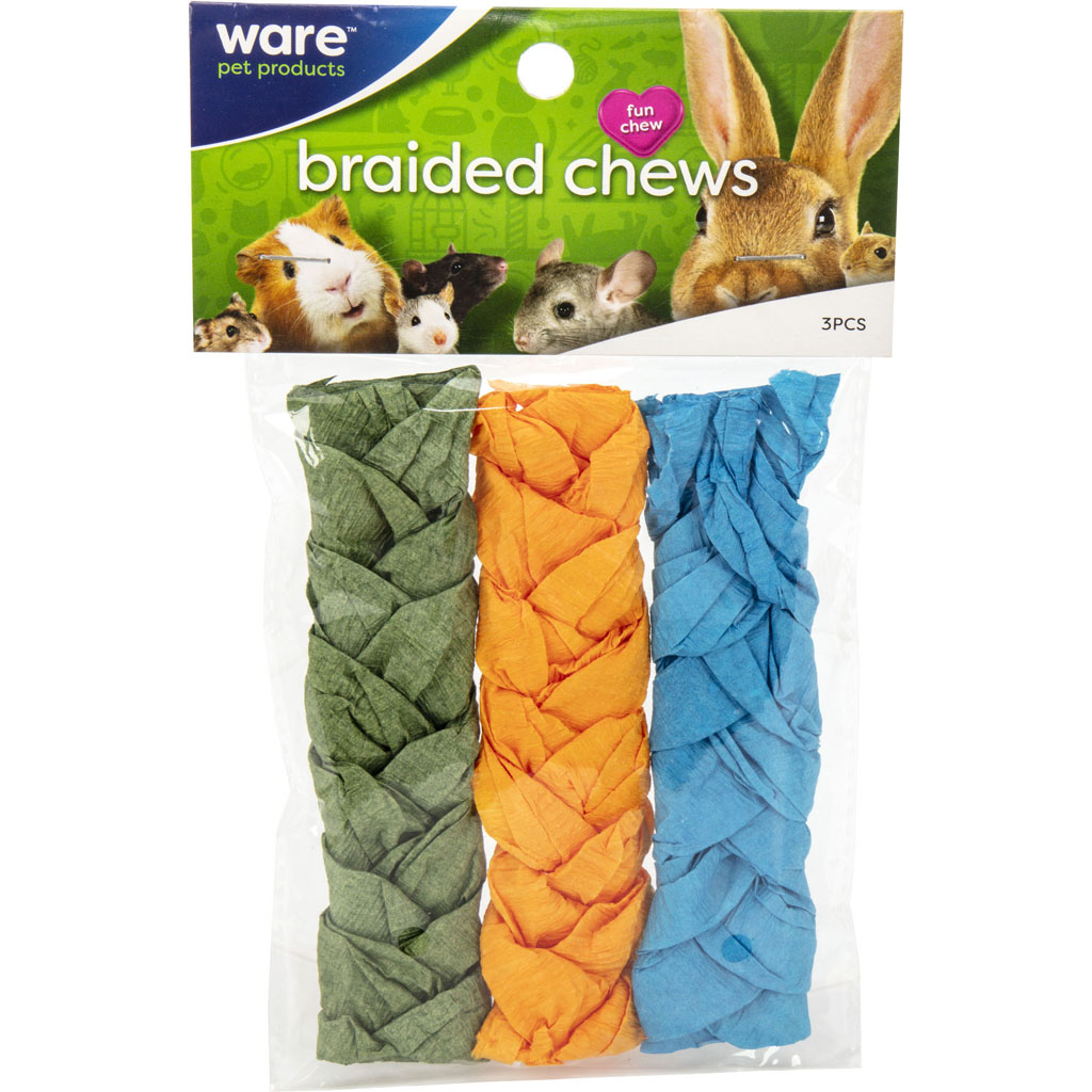 Braided Chews For Small Animals (LG-3 PC)