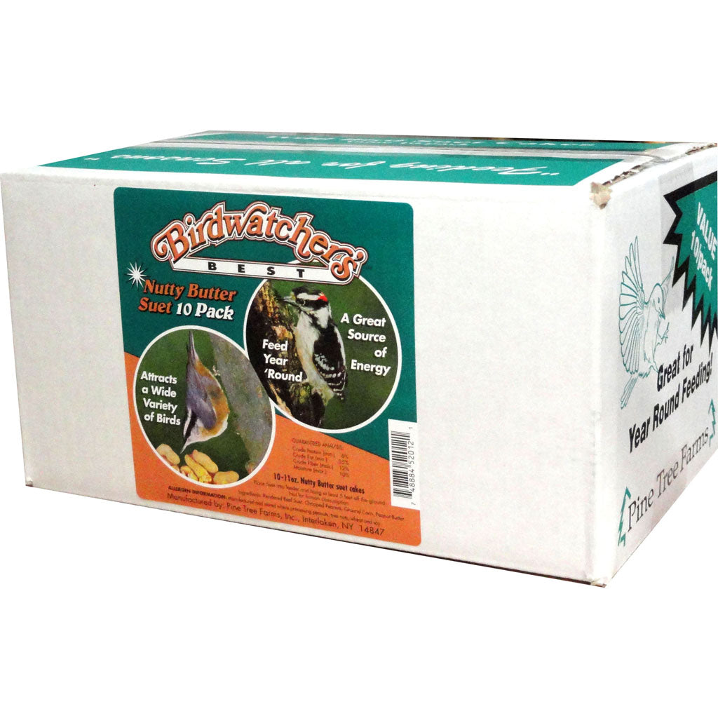 Birdwatcher'S Best Suet (NUTTY BUTTER, 10 PK)