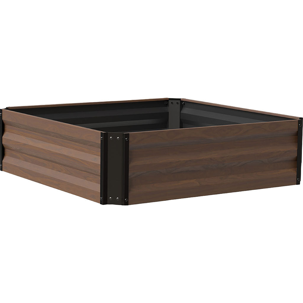 Urban Gardener Expandable Raised Garden Bed (WALNUT, 36 INX36 INX10)