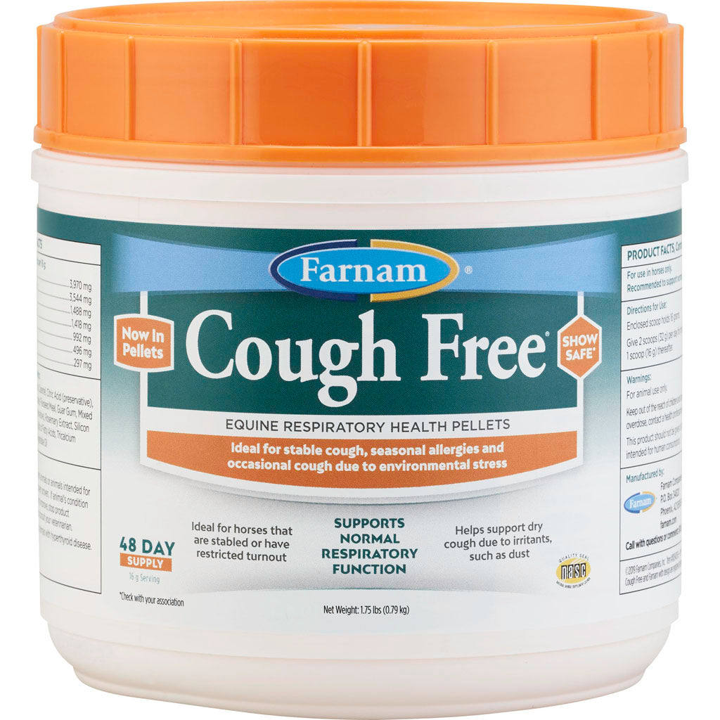 Cough Free Equine Respiratory Pellets (1.75 LB)