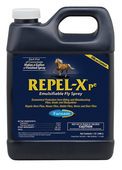 Repel-X Pe Emulsifiable Fly Spray Concentrate (1 QT)