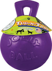 Jolly Pets Tug-N-Toss Ball (PURPLE, XL-10 IN)