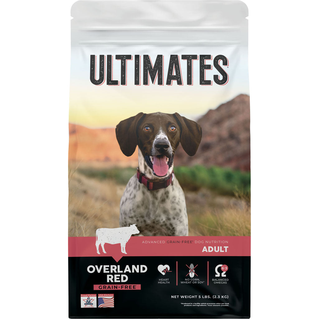 Ultimates Overland Red Grain Free Dog Food (BEEF, 5 LB)