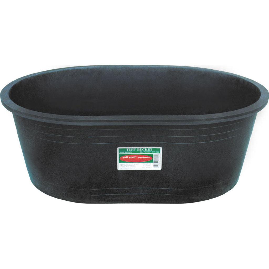 Tuff Stuff Oval Tank With Plug (BLACK, 140 GAL)