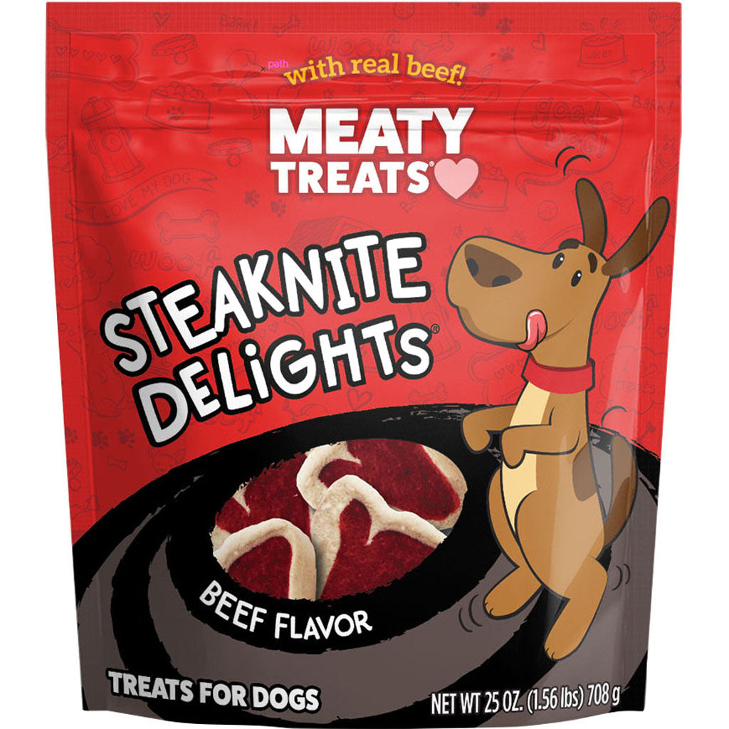 Meaty Treats Steaknite Delights (BEEF, 25 OZ)