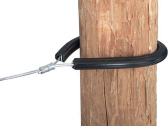 Dare Tubular Corner And End Post Insulator (BLACK, 10 PK)