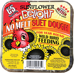 C&S Delight No Melt Suet Dough (SUNFLOWER, 11.75 OZ)