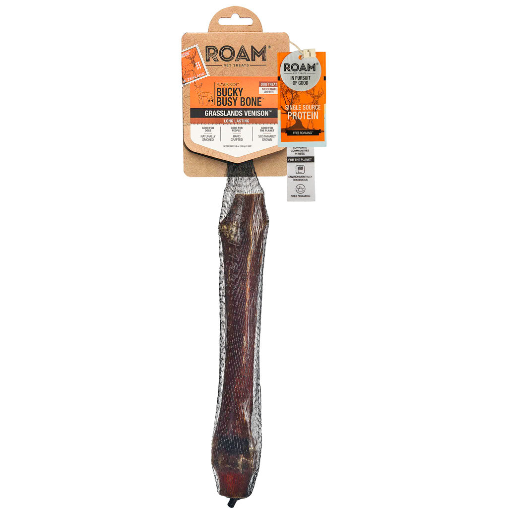 Roam Bucky Busy Bone Grassland Venison (VENISON, 1 PK)