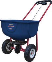 New American Lawn Rotary Spreader (RED/BLUE, 28X22X23 IN)