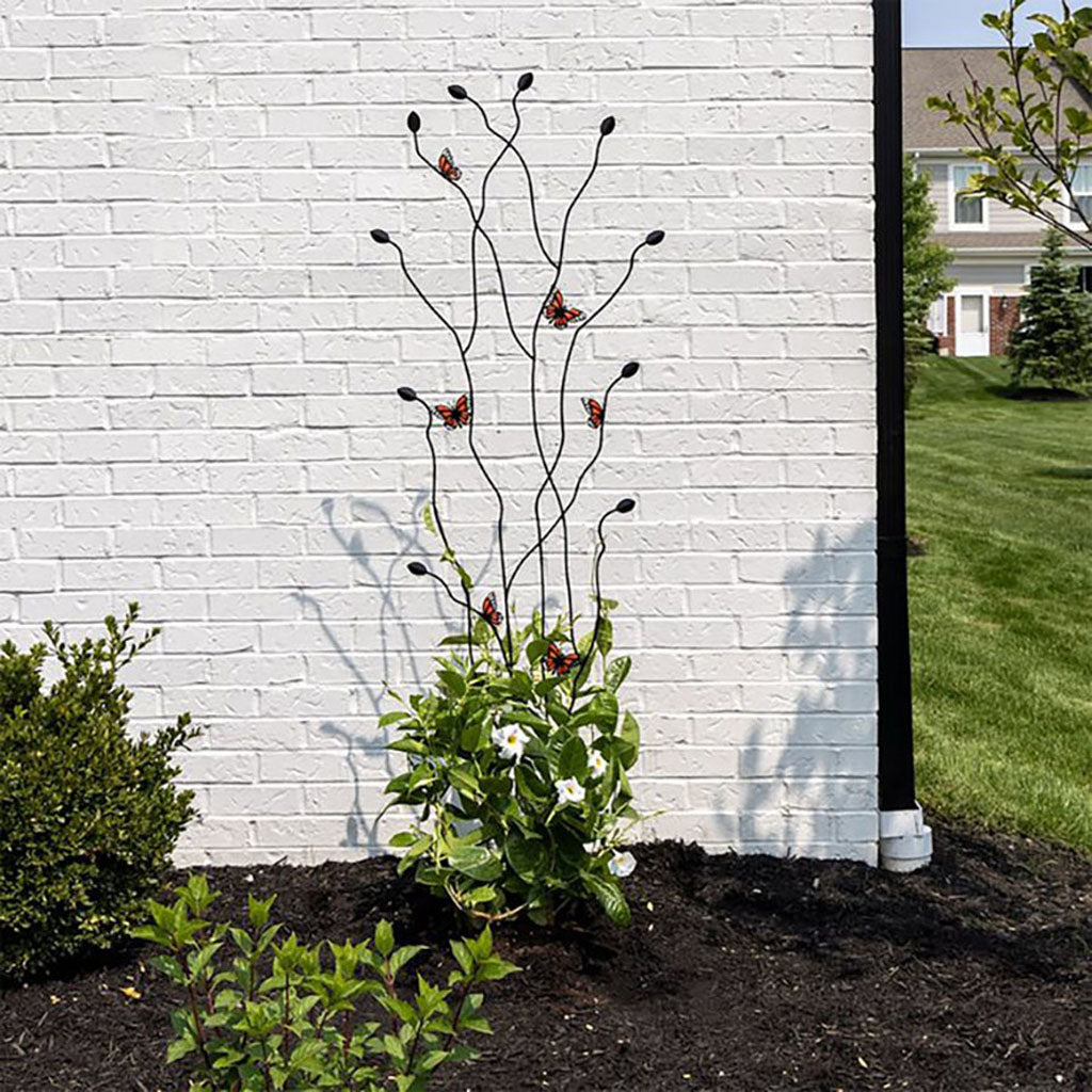 Monarch Butterflies Twig Trellis (80 IN)