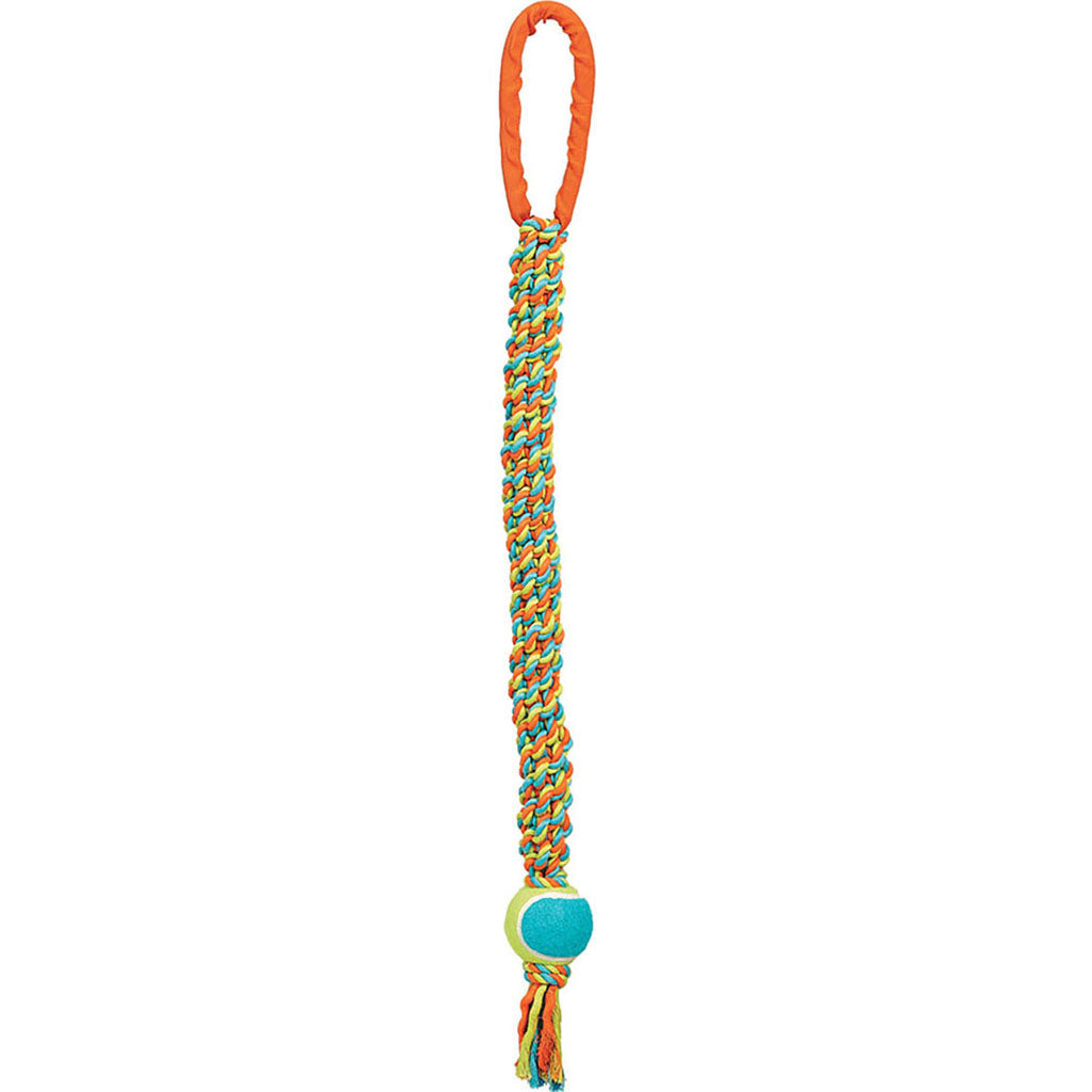 Chomper Rope & Tennis Ball Tug Toy (30 IN)
