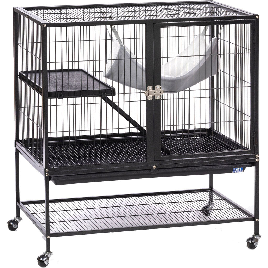 Ferret Stack One Story Cage (BLACK, 31X20X34 IN)