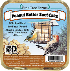Pine Tree Farms Suet Cake (PEANUT BUTTER, 12 OZ)