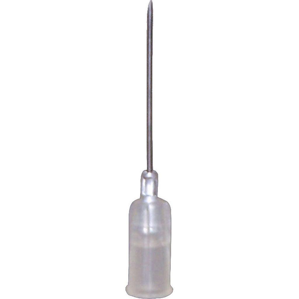 Plastic Hub Disposable Needle (WHITE, 16 GA X 1.5 IN)