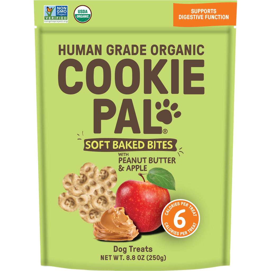Cookie Pal Organic Soft Baked Dog Treats (PEANUT BUTTER/A, 8.8 OZ)