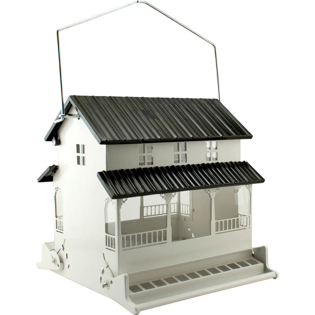 Rustic Farmhouse Absolute Farmhouse Bird Feeder (WHITE, 13 LB)