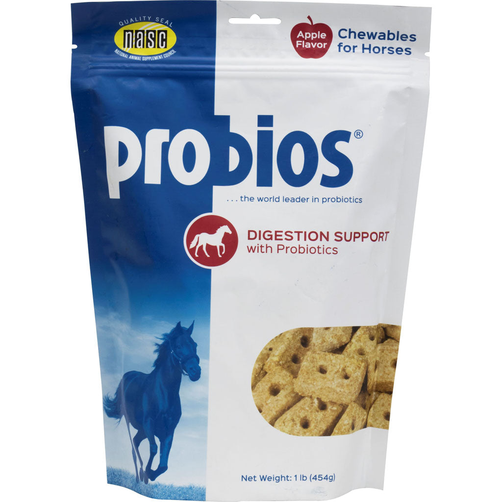 Probios Digestion Support For Horse Treats (APPLE, 1 LB)