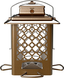 Metal Hopper Sunflower Feeder (BRONZE, 3.6 LB CAP)
