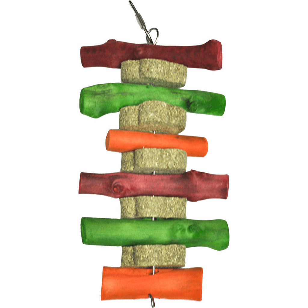 Nibbles Timothy Hay Stack Chews W/ Wood Sticks (SM)