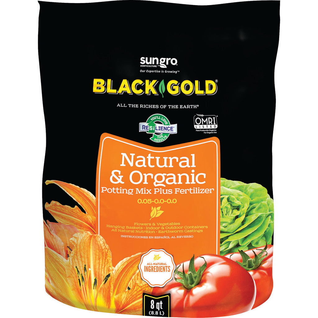 Black Gold Natural And Organic Potting Mix Omri (8 QT)