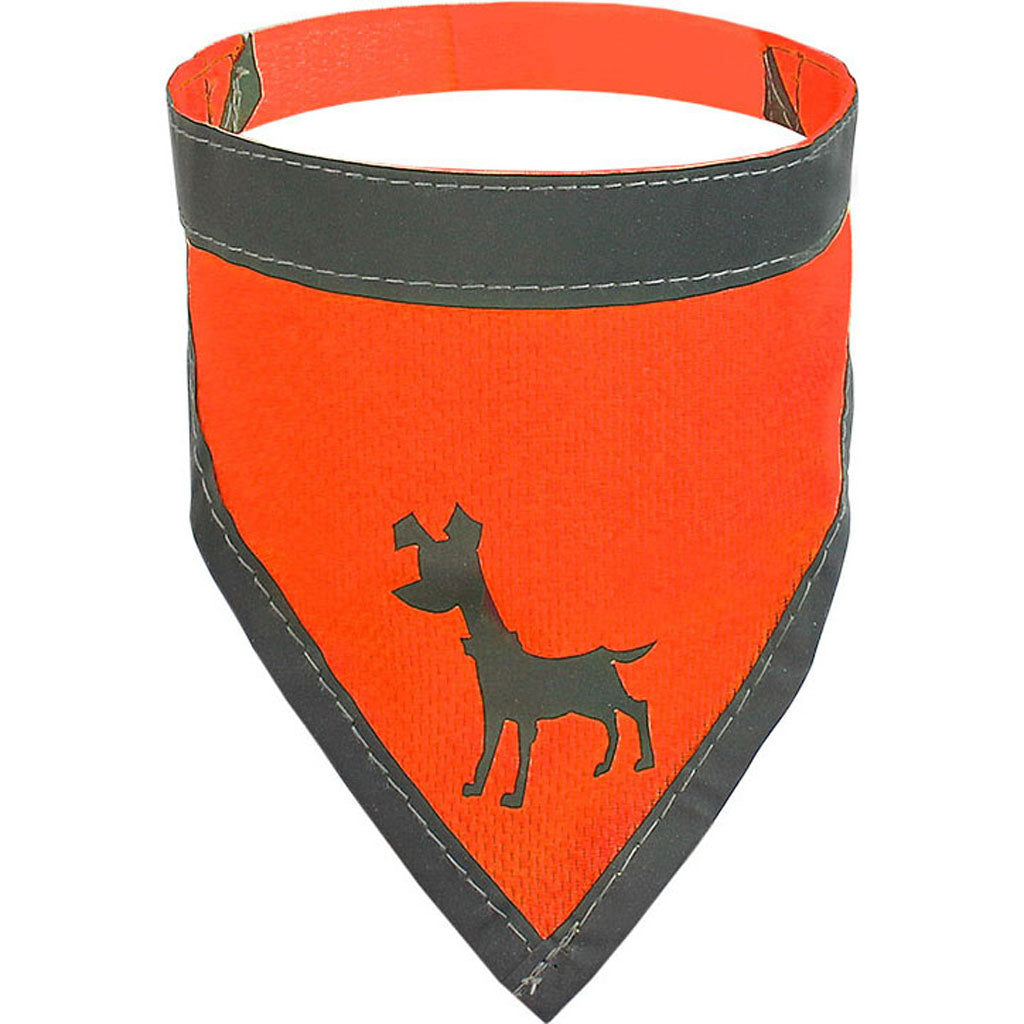 Visibility Dog Bandana (NEON ORANGE, SM)