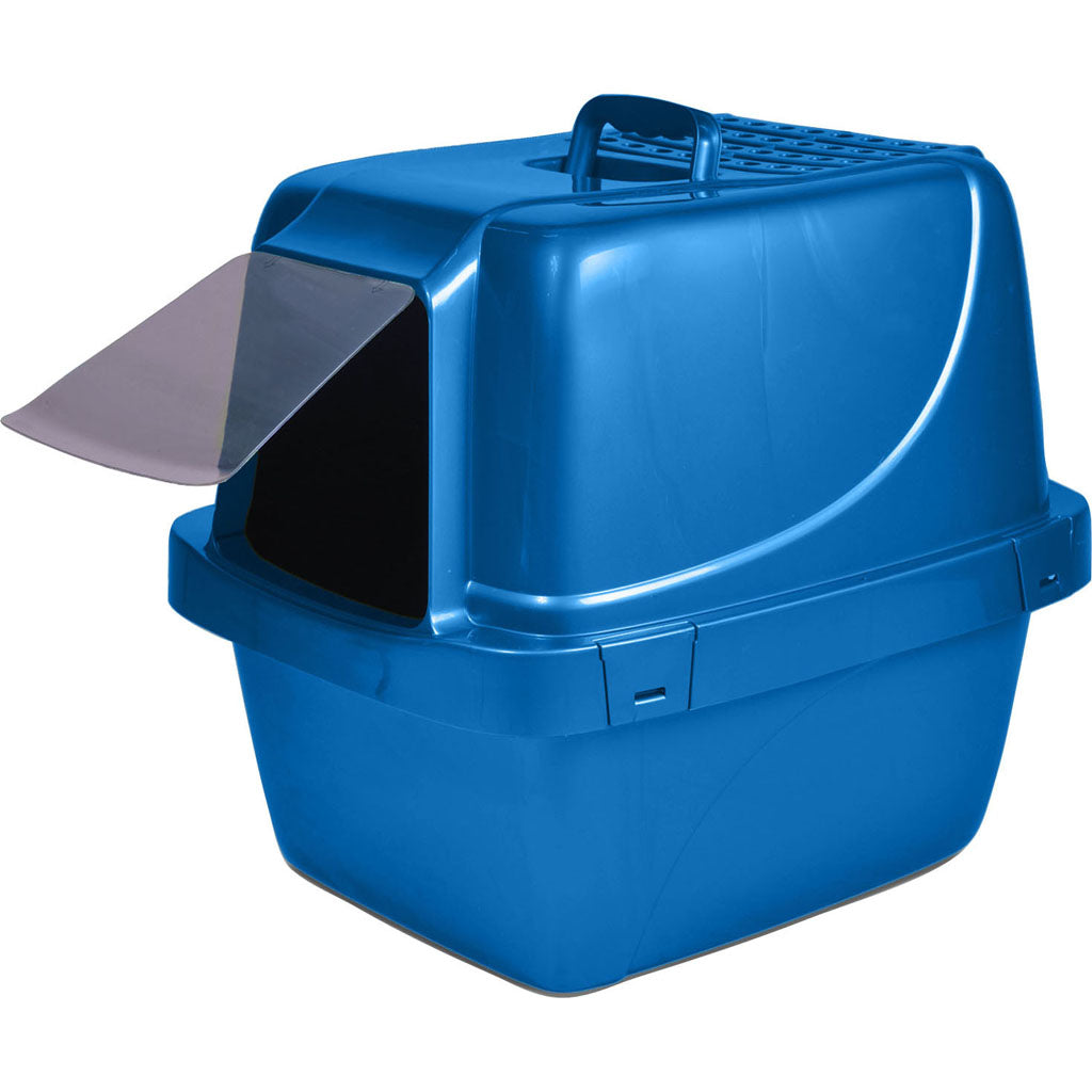 Van Ness Sifting Enclosed Cat Litter Pan (BLUE, XTR GIANT)