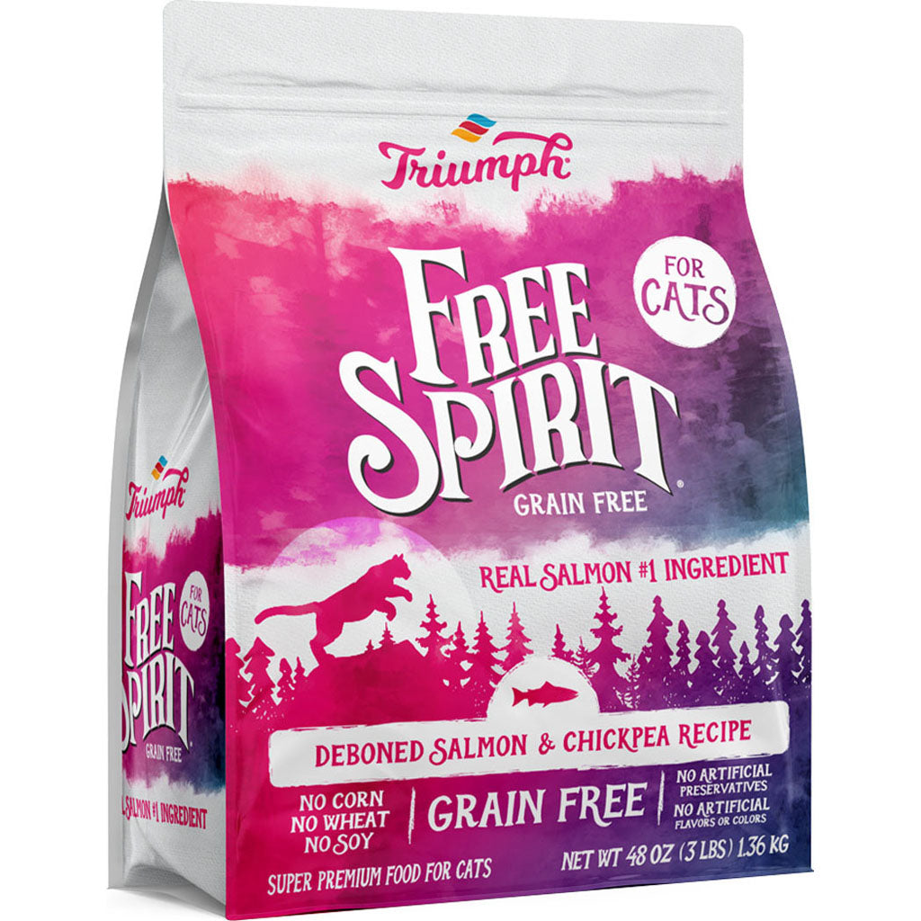 Free Spirit Cat Food (SALMON/CHICKPEA, 3 LB)
