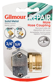 Hose Coupling Male Solid Metal (5/8-3/4 IN)