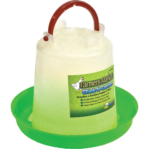 Chicken Canteen Plastic (GREEN, 1 GAL-MD)
