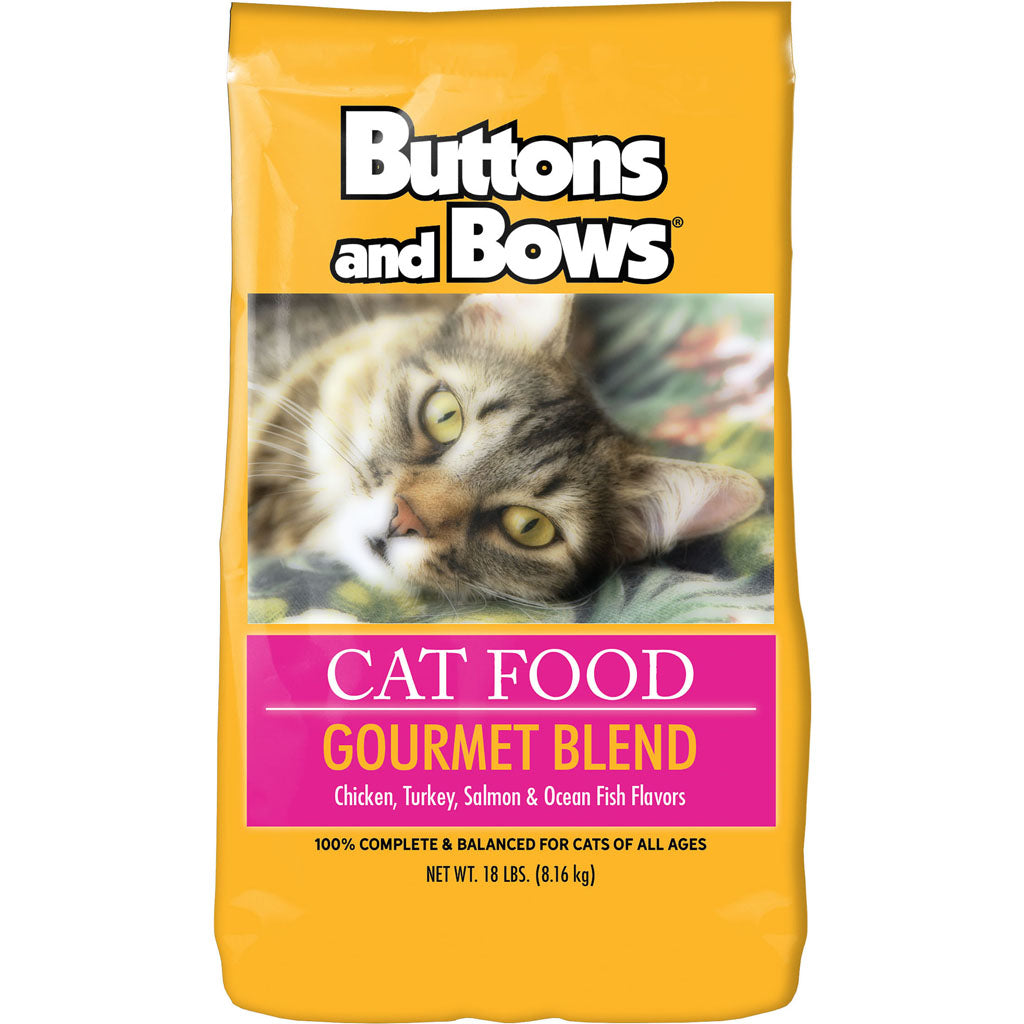 Buttons & Bows Gourmet Blend Cat Food (18 LB)