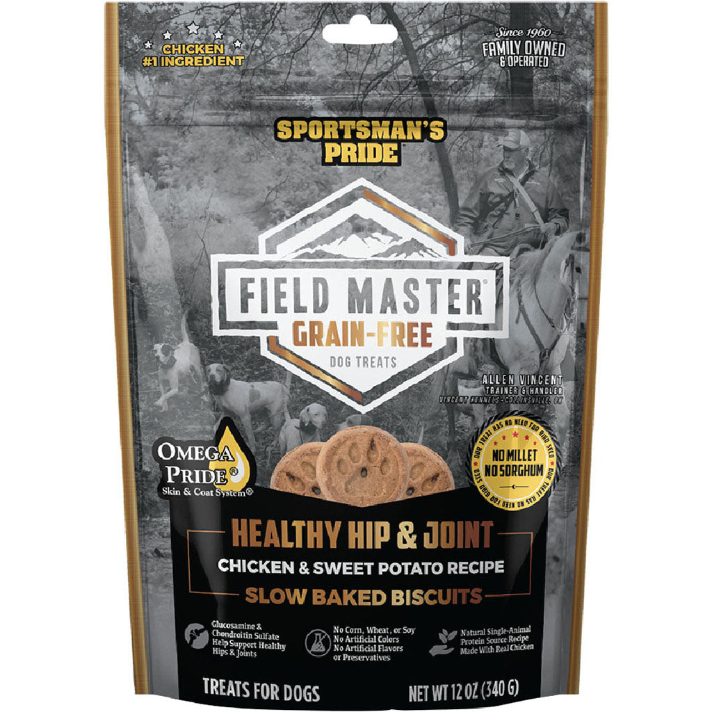 Field Master Healthy Hip & Joint Gf Dog Treats (CHICKEN/SWEET P, 12 OZ)